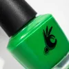 Green nail polish bottle, transparent matte texture nail polish storage bottle, nail art tool accessories Application Scenario